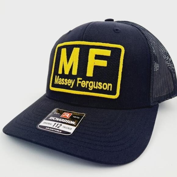 Massey Ferguson MF Tractors Richardson 112 Trucker Mesh Snapback Patch Hat Cap